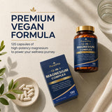 PURAVITA Magnesium Complex 12-Form bottle with a plant background