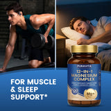 PURAVITA Magnesium Complex 12 in 1 capsules with measuring spoon
