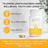 PURAZ Cellular Reset Supplement back view with ingredient list