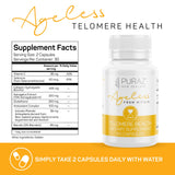 PURAZ Cellular Reset Supplement with a glass of water