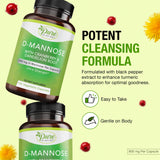Pure By Nature Cranberry D-Mannose Capsules bottle with label