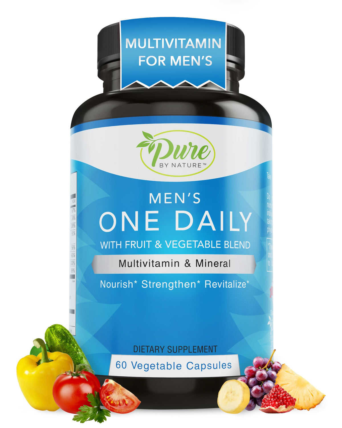 Pure By Nature Multivitamins for Men front view packaging