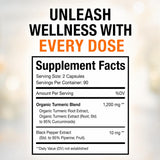 Pure By Nature Turmeric Curcumin Supplement ingredients list