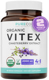 PURE CO Chasteberry Supplement 2000mg front view