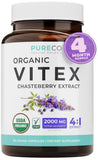 PURE CO Chasteberry Supplement 2000mg front view of packaging