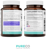 PURE CO Chasteberry Supplement 2000mg label close-up