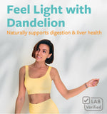 PURE CO Dandelion Root Organic Capsules label details