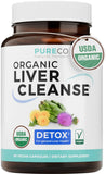 PURE CO Milk Thistle Capsules front view with label