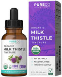 PURE CO Milk Thistle Liquid Extract 10:1 front view
