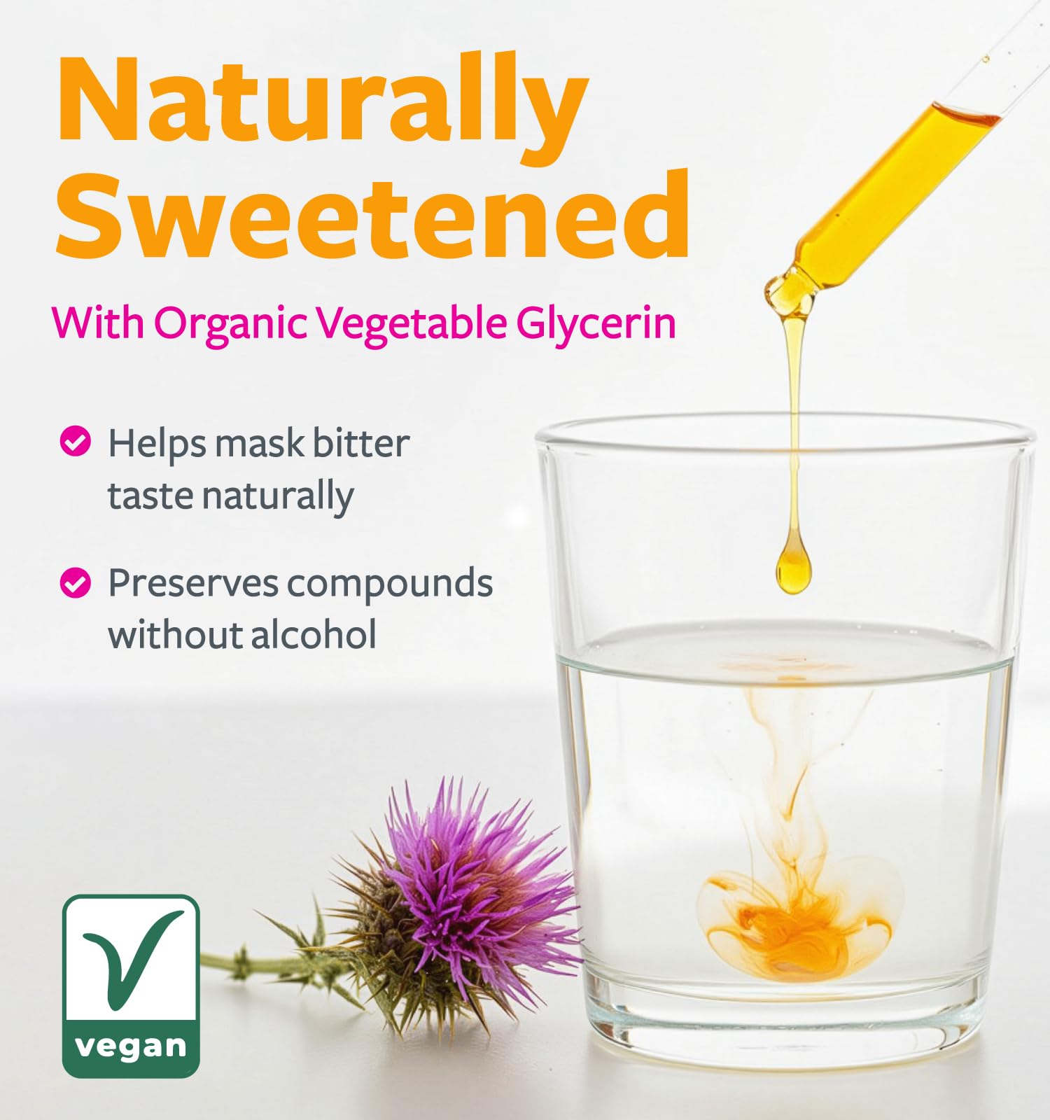 PURE CO Milk Thistle Liquid Extract 10:1 label close-up