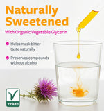 PURE CO Milk Thistle Liquid Extract 10:1 label close-up
