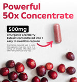 PURE CO Organic Cranberry Concentrate bottle with label