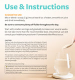 PURE CO Organic Psyllium Husk Powder nutritional information