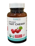 PURE CO Organic Tart Cherry Extract Capsules 500mg ingredients list