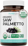 PURE CO Saw Palmetto Supplement bottle front view