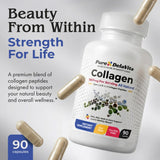 Pure DelaVita Multi Collagen Capsules 1800mg side view