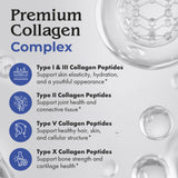Pure DelaVita Multi Collagen Capsules 1800mg with measuring spoon