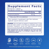 Pure Encapsulations 5-HTP 50mg supplement bottle side view
