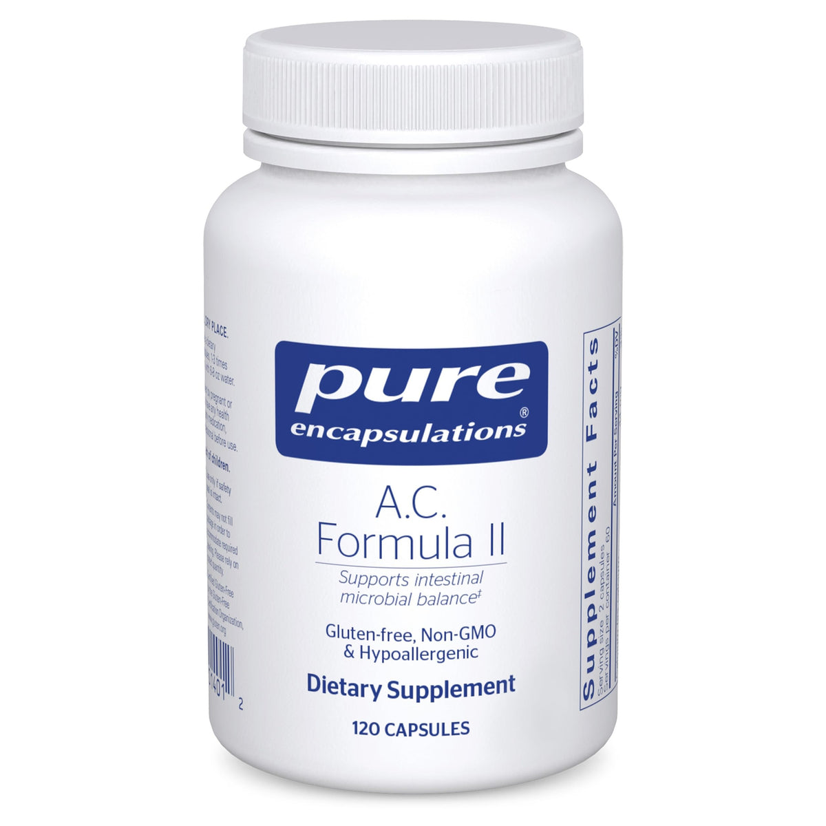 Pure Encapsulations A.C. Formula II 113g front view