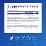Pure Encapsulations B12 Folate Supplement 800mcg side view