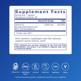 Pure Encapsulations B12 Supplement packaging side view
