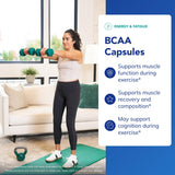 Pure Encapsulations BCAA Capsules 1200mg side view