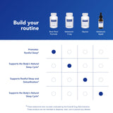 Pure Encapsulations Best-Rest Formula capsules on a wooden surface
