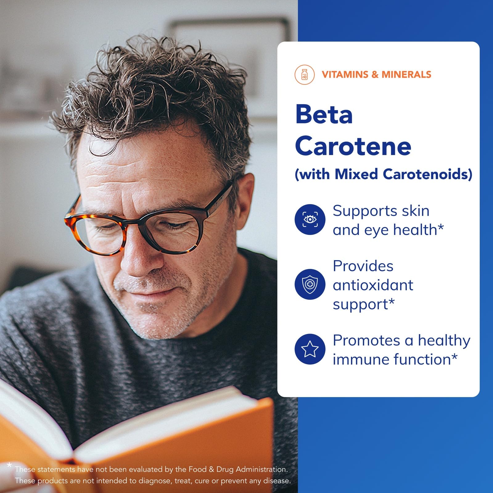 Pure Encapsulations Beta Carotene softgel capsule side view