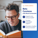 Pure Encapsulations Beta Carotene softgel capsule side view