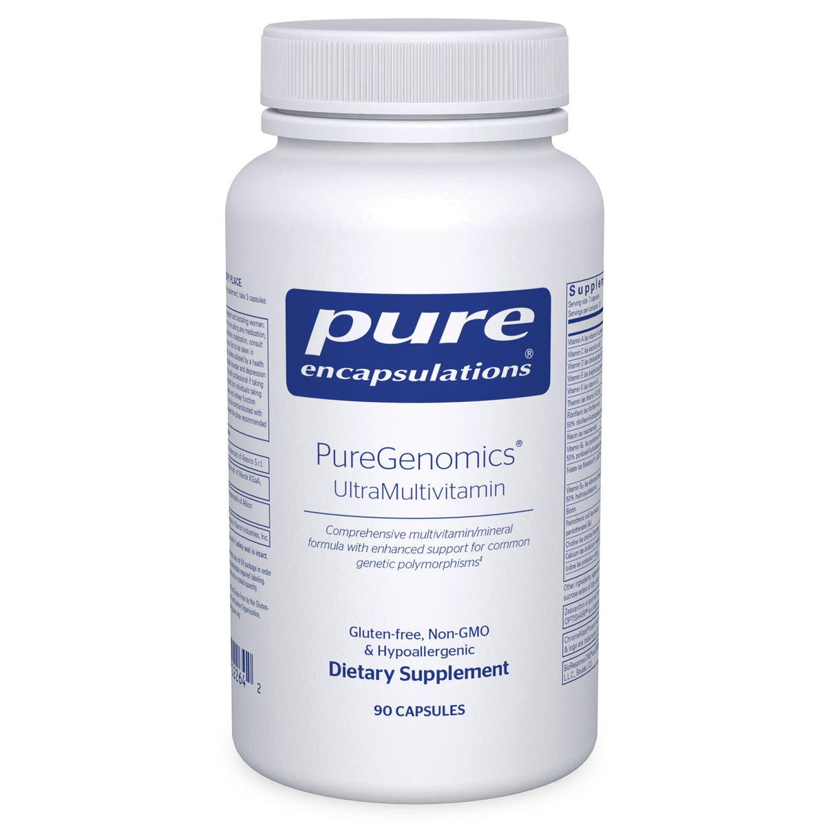 Pure Encapsulations Blended Vitamin & Mineral Supplement front view
