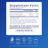 Pure Encapsulations Cal/Mag/D Liquid Calcium Supplement 630g back view