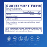 Pure Encapsulations Calcium Citrate 300mg side view of bottle