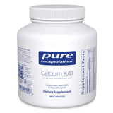 Pure Encapsulations Calcium K/D 400mg 60 Capsules front view