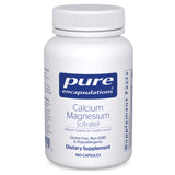 Pure Encapsulations Calcium Magnesium Citrate 240mg front view