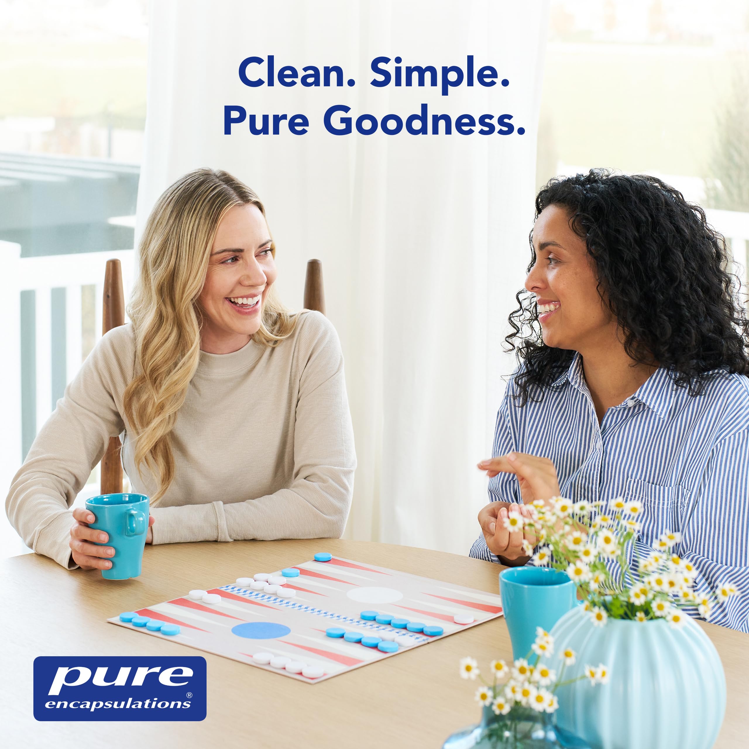 Pure Encapsulations Calcium Magnesium Citrate 240mg on a wooden table