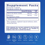 Pure Encapsulations Calcium Magnesium Citrate 240mg side view