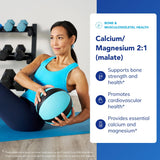 Pure Encapsulations Calcium Magnesium Supplement bottle with label