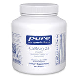 Pure Encapsulations Calcium Magnesium Supplement front view