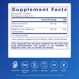 Pure Encapsulations Calcium Magnesium Supplement side view showing capsule details