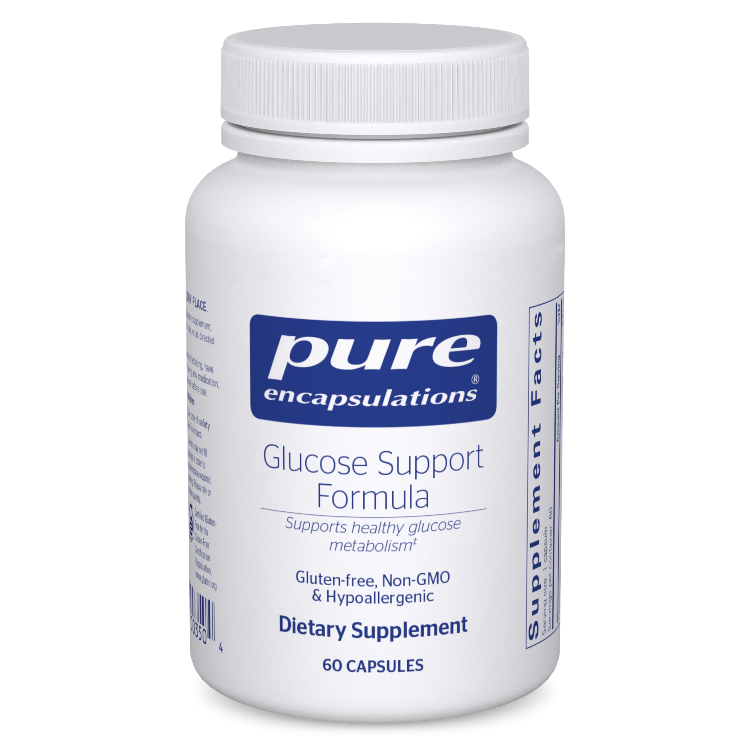 Pure Encapsulations Carbohydrate Support Formula 90 capsules front view