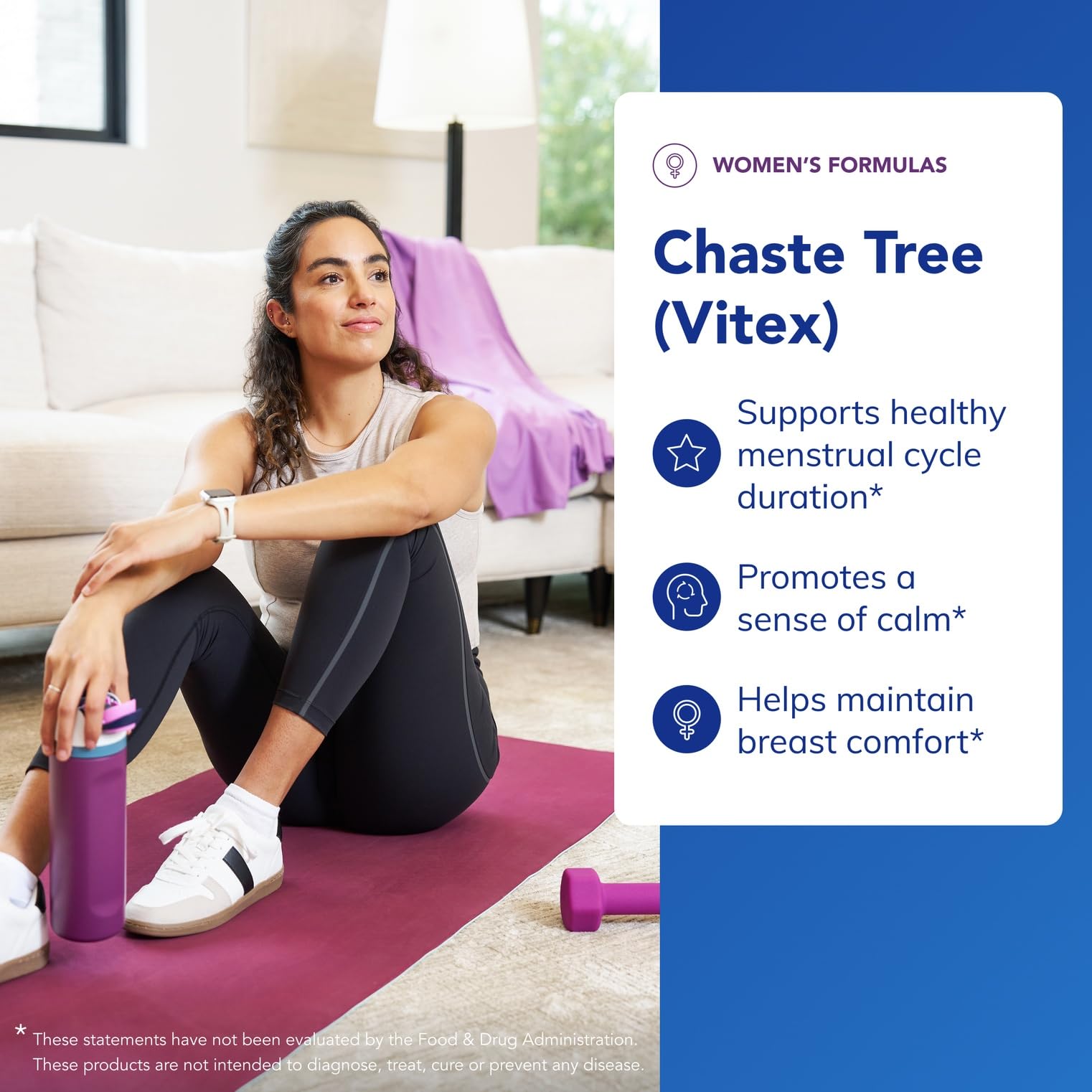 Pure Encapsulations Chaste Tree 225 mg supplement back view