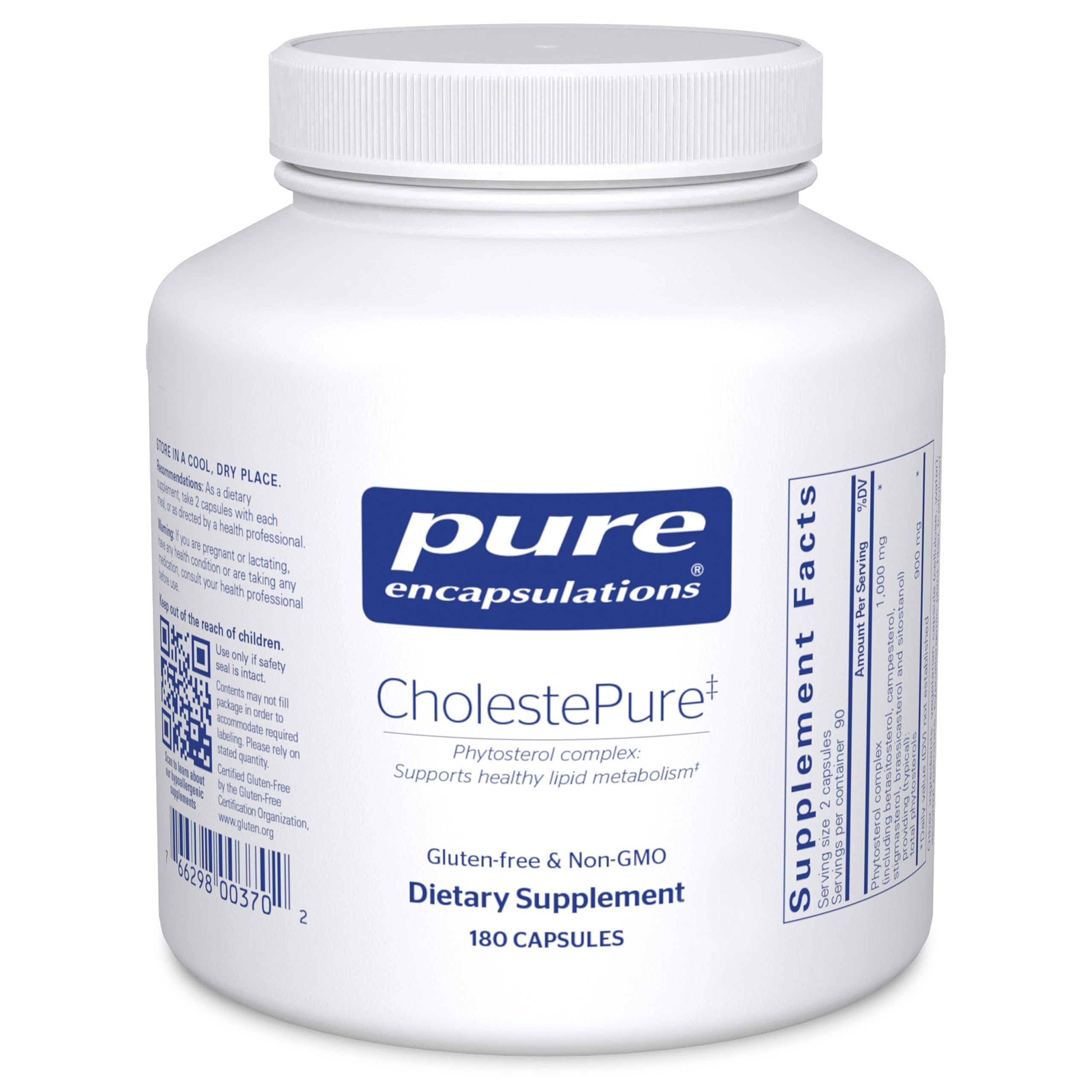 Pure Encapsulations CholestePure Multi-Enzymes 120 Capsules front view