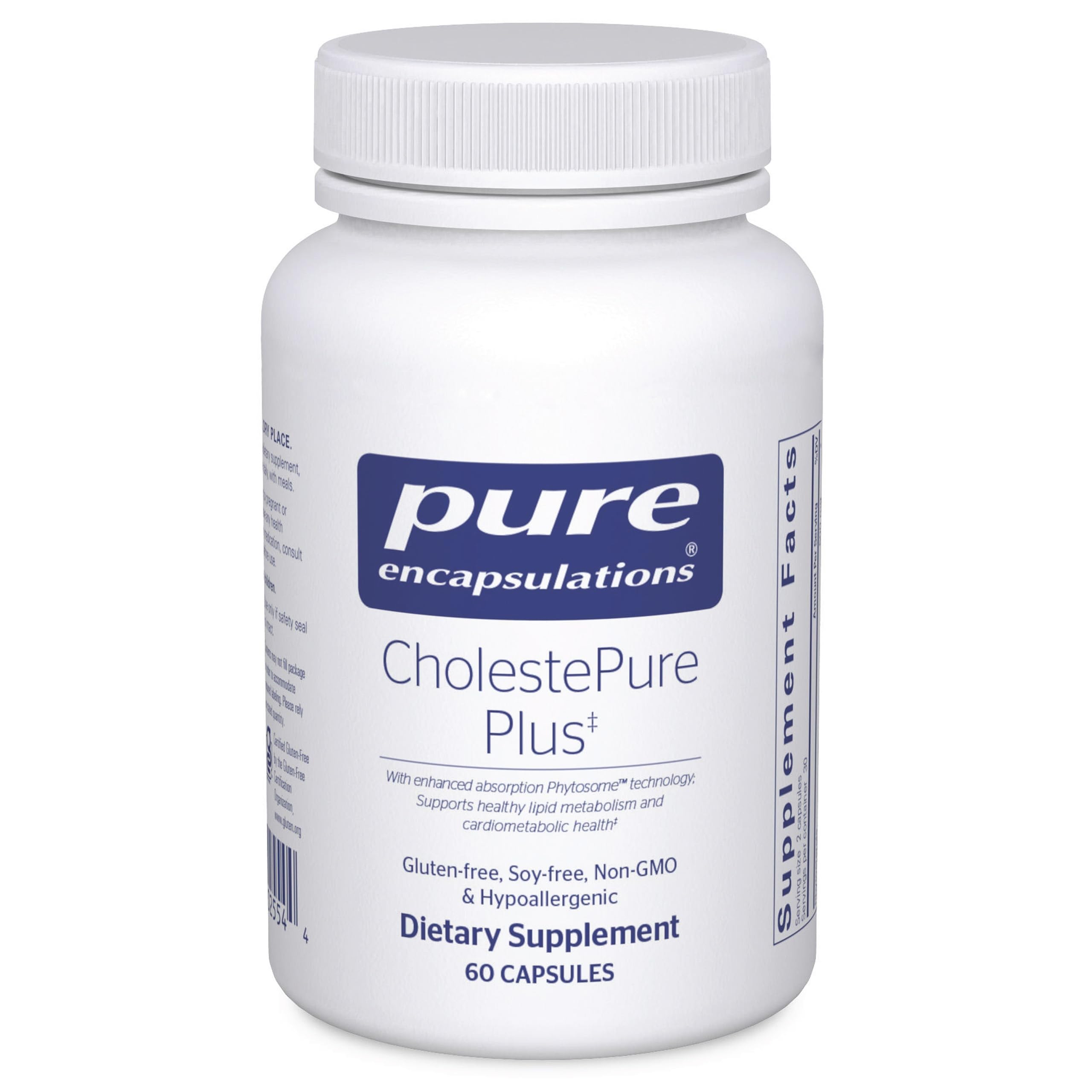 Pure Encapsulations CholestePure Plus 120 capsules front view