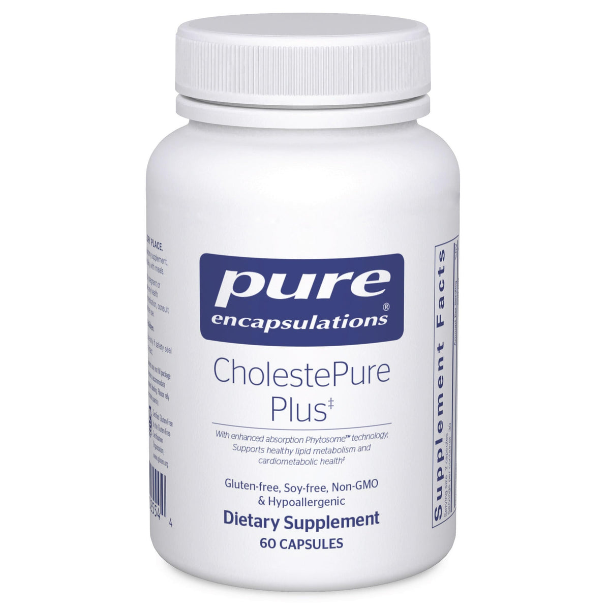 Pure Encapsulations CholestePure Plus 120 capsules front view