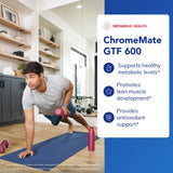Pure Encapsulations Chromium 600 mcg capsules on a wooden surface