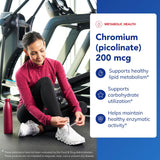 Pure Encapsulations Chromium Picolinate 200 mcg supplement back view
