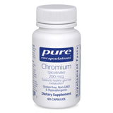 Pure Encapsulations Chromium Picolinate 200 mcg supplement front view