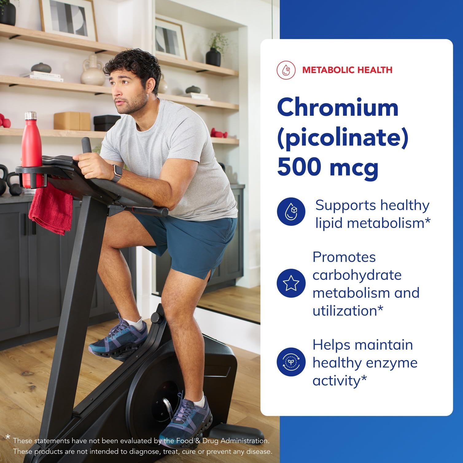 Pure Encapsulations Chromium Picolinate 500 mcg supplement bottle with label