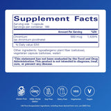 Pure Encapsulations Chromium Picolinate 500 mcg supplement side view