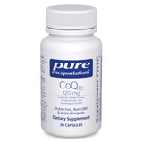 Pure Encapsulations CoQ10 120mg 30 Vegetarian Capsules front view
